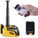 Electric Car Jack STANDTALL Hydraulic Cordless Remote Control 5 Ton 12V Automatic Electric Jack for Car Small Portable Tire Change Kit Emergency Repair Tyre Tools for SUV Sedans Vehicle MPV (Yellow)