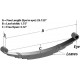 6000lb Single Trailer Axle Suspension Kit 3000lb Spring U-Bolt Hanger Kit