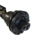 AGT PTO Shaft 1 3/8 PTO Drive Shaft, Series 4 Tractor PTO Shaft,6 Spline End Round End PTO Driveline Shaft, 38.9-49.66 PTO Shaft, Black PTO Shaft Rotary Cutter,Finish Mower,Suitable for Most