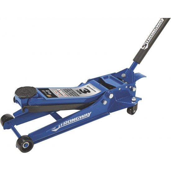 Long-Reach, Low-Profile Professional Service Floor Jack — 3-Ton Capacity