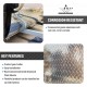 Stone Guard Aluminum Sheet | Trailer and Metal RV Accessories | Genuine Commercial-Grade Diamond Plate | USA-Made DiamondLife Rock - Heavy-Duty Commercial Grade Tread Camper 24 X 96 (Natural)