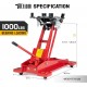 Hydraulic Transmission Service/Floor Jack Lift 1/2 Ton (1,000 lb) Capacity, Low Profile Roll-Under Floor Trolley, Automotive Shop Tool Hoist Lift Lifting Jack, Red