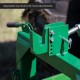 Titan Attachments Green 3 Point Quick Hitch Adaptor to Category 1 and 2 Tractors, 3000 LB Lifting Capacity, 27.5 Between Lower Arms, 14.5 ~17.5 Level Adjustment