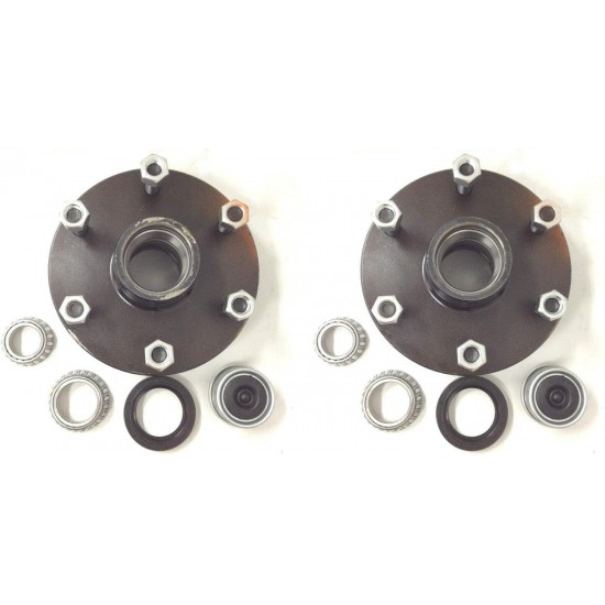 Replacement for TWO (2) Idler Hub 6 x 5.5 Lug Bolt Pattern 3500lb Axle Trailer Dexter ALKO Axel