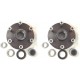 Replacement for TWO (2) Idler Hub 6 x 5.5 Lug Bolt Pattern 3500lb Axle Trailer Dexter ALKO Axel