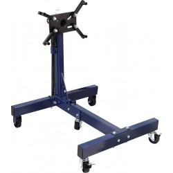 AT26801UR Torin Steel Rotating Engine Stand with 360 Degree Rotating Head and Folding Frame, 3/4 Ton (1,500 lb), Blue