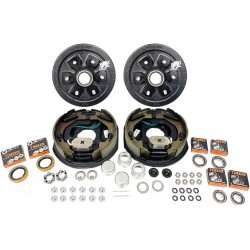 Pro 4,400 lbs. Trailer Axle Electric Brake Kit 6-5.5 Bolt Circle