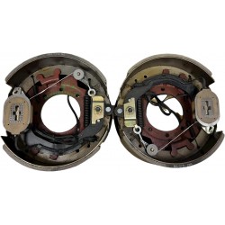 Pair of 12-1/4 x 5 15,000LB Self-Adjusting Electric Trailer Drum Brake Assemblies for 12,000 to 15,000LB Trailer Axles, (1 x Left Hand - 1 x Right Hand) 77-1212-1-2