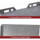 3/8 Skid Steer Attachment Plate Universal Quick Attach Mount Plate Compatible with Kubota, Bobcat Skid Steers and Tractors