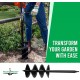 Auger Drill Bit Extension 7 x 28 with 1/2 Non-Slip Hex Drive — Garden Auger for Planting Gallon Potted Plants and Post Holes — Garden Digging Tool for Dirt, Sand, Soil & Clay