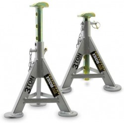 3 Ton Performance Axle Jack Stands, Auto Car Truck 4x4 Off Road, 1 Pair, Grey (10497 Pair)