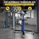 Transmission Jack, 1100 lbs Hydraulic Telescoping Transmission Jack, 33-67 High Lift, 2-Stage Floor Jack Stand 1/2 Ton Capacity with Foot Pedal, 360° Swivel Wheel, Garage/Shop Lift Hoist