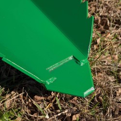 Economy Series Stump Bucket Tree Scoop V2, Fits John Deere Hook and Pin, HD Serrated Leading Edge, Ideal for Ripping Roots & Removing Smaller Tree Stumps, Light Construction