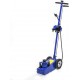 22 Ton Hydraulic Floor Jack Air-Operated Axle Bottle Jack with (4) Extension Saddle Set Built-in Wheels, Blue