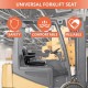 Universal Fold Down Forklift Seat,Micro Switch,Armrest for Tractor,Excavator Skid Loader Backhoe Dozer Telehandler ZTR's