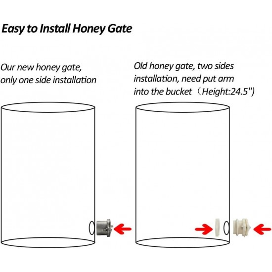 Upgraded 3 Frame Honey Extractor Separator, Food Grade Stainless Steel Honeycomb Spinner Drum Manual Crank with Adjustable Height Stands,Beekeeping Pro Extraction Apiary Centrifuge Equipment