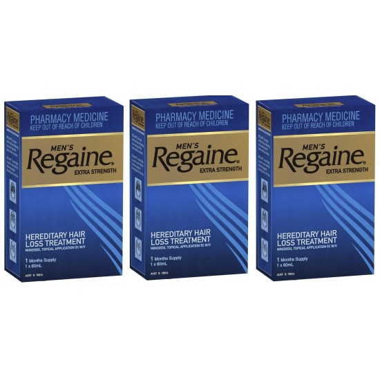 REGAINE FOR MEN HAIR REGROWTH SOLUTION 60ml (1-6 MONTH SUPPLY)