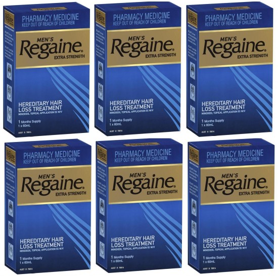 REGAINE FOR MEN HAIR REGROWTH SOLUTION 60ml (1-6 MONTH SUPPLY)