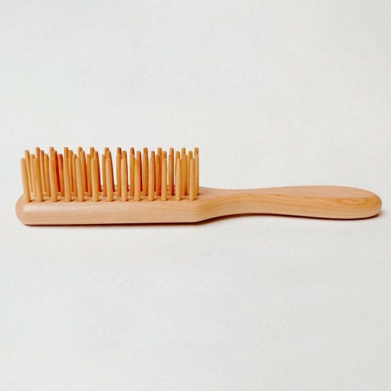 Japanese Satsuma Boxwood Hair Brush (4 Rows Large)