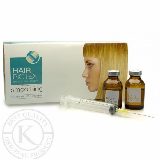 BIOTEX By Kashmir Hair System - 10 Ampules + Smoothing Treatment