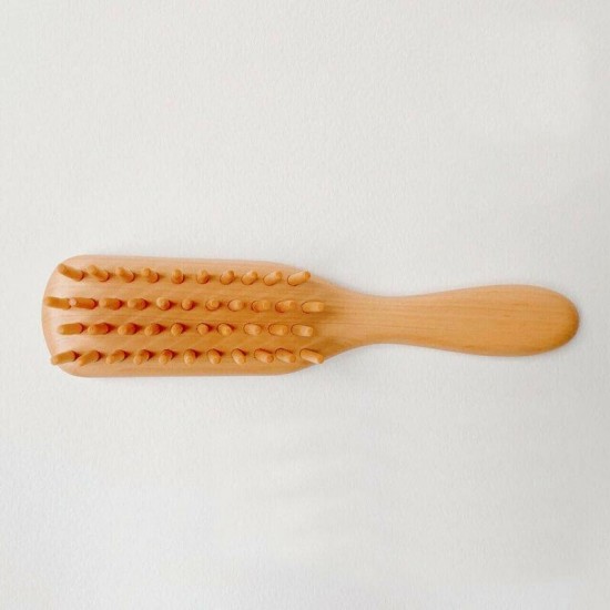 Japanese Satsuma Boxwood Hair Brush (4 Rows)