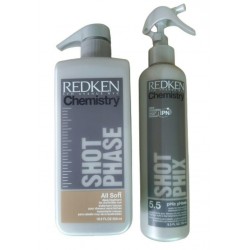 Redken Chemistry Shot Phase All Soft Treatment and 5.5 Shot Phix Duo