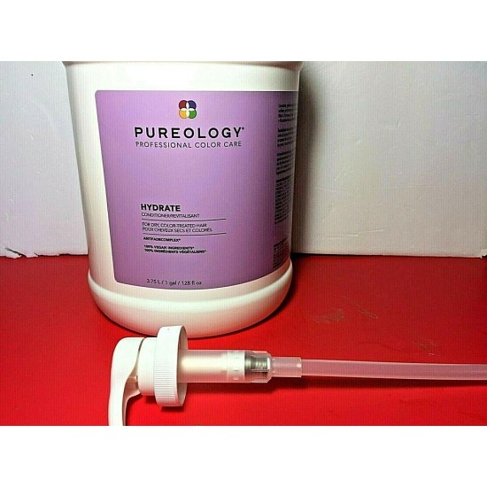 Pureology Hydrate Conditioner Gallon * With Pump * AUTHENTIC