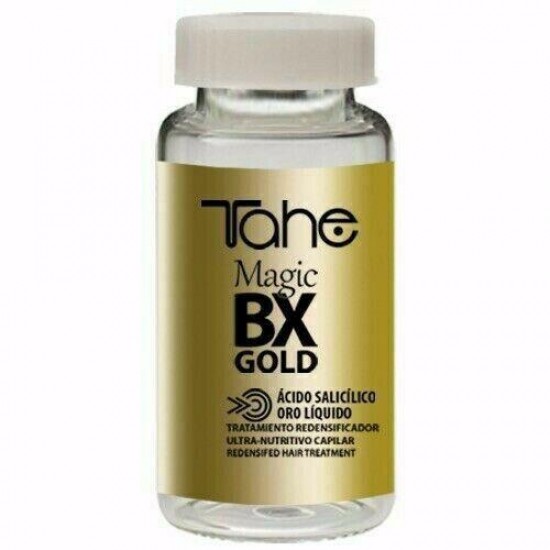 Tahe Magic Bx Golden Kit - Step 2 (12 Ampoules 0,3 oz c/u) Intensive Hair Care