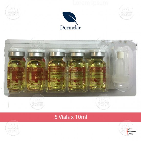 DERMCLAR DERMHAIR  MESOTHERAPY HAIR LOSS PANTHENOL TRACE ELEMENTS ALOPECIA