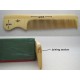 Japanese Satsuma Boxwood Comb with Carving for Men