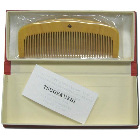 Satsuma boxwood comb Toki comb 4 inch 5 minutes fine teeth