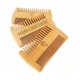 Custom LOGO-Fine&Coarse Teeth Double Sides Wood Comb Wooden Hair Comb Beard comb