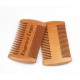 Custom LOGO-Fine&Coarse Teeth Double Sides Wood Comb Wooden Hair Comb Beard comb