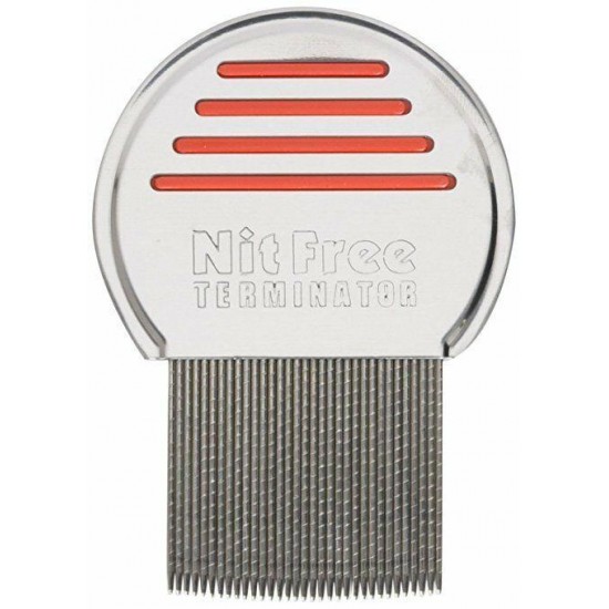 Nit Free Terminator Head lice and egg removal comb. Best Super lice removal tool