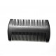 Dual Sided Fine&Wide Tooth Black Beard Combs Wooden Comb Custom LOGO