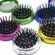 Folding Hair Brush With Mirror Compact Pocket Size Travel Wholsale