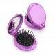 Folding Hair Brush With Mirror Compact Pocket Size Travel Wholsale