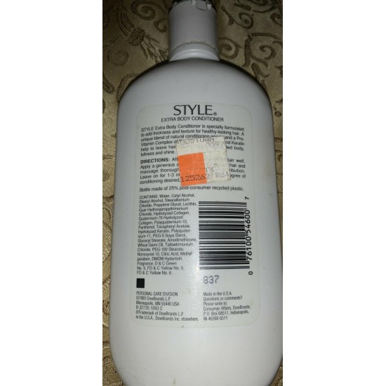 Style Conditioner  Extra Body Pro Vitamin Complex Vintage Rare HTF