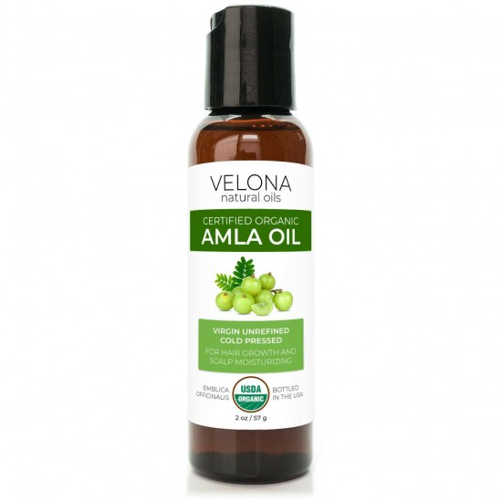 Velona Amla Oil USDA Certified Organic 2oz-7lb Virgin Unrefined Hair Growth