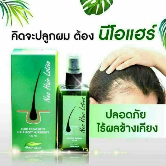 6X120 mL Neo Hair Lotion Root Treatment Nutrients for Loss Hair, Longer Hair