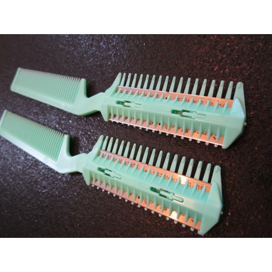 HUGE LOT 250 RAZOR HAIR COMBS! Hairdressing Thinning Trimmer Barber GIFT