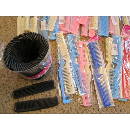 HUGE LOT 250 RAZOR HAIR COMBS! Hairdressing Thinning Trimmer Barber GIFT