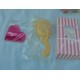 Barbie Shape Hair Brush and Heart Shape Comb Children Set Avon 1989 Vintage