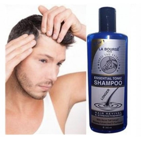 6X La Bourse HAIR LOSS GROWTH Paris Tonic Shampoo 2in1 HorseChest Extract 10oz