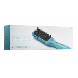 Moroccanoil Smooth Style Ceramic Heated Brush NEW Sealed Box