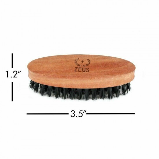 Essential Beard Set For Men 10 Pc Collectible Tin Plus Wide Tooth Beard Comb