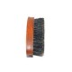 Customize Logo-Red Wood boar bristle beard brush Mini Moustach Brush Pocket Comb