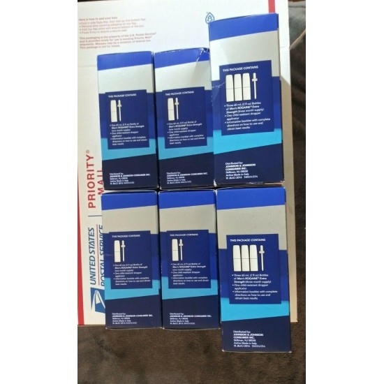 Lot of Men’s Rogaine Extra Strength Topical Solution 5% Minoxidil 10 Months Sply