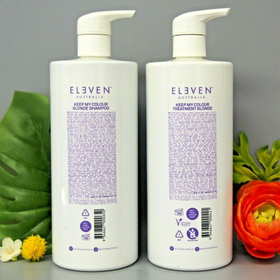 Eleven Australia KEEP MY COLOUR Blonde Shampoo & Treatment COLOR 960ml /32.5oz