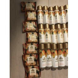 Malie Organics Mango Set Of 36: Shampoo, Conditioner, Lotion, 2oz each FRESH